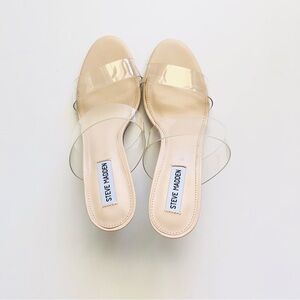 Steve Madden| Shoes| Steve Madden Clear Heels